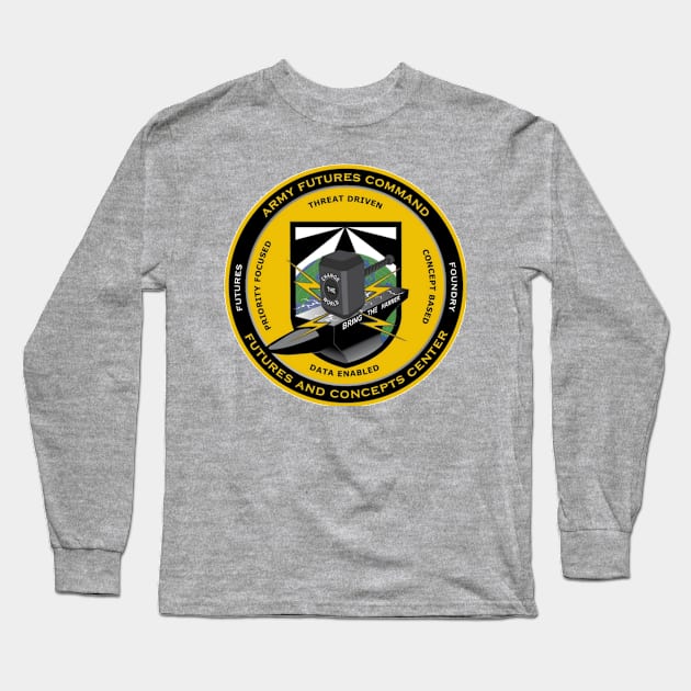 Army Futures Command FCC Logo Long Sleeve T-Shirt by Spacestuffplus